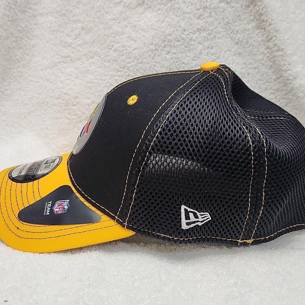 New Era 39Thirty Pittsburgh Steelers Stretchfit Hat - New - Picture 3 of 7